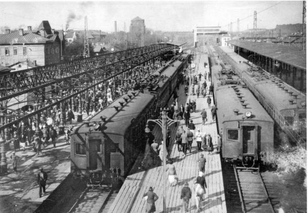 Платформы Ярославского вокзала (1932–1935). Фото: PastVu