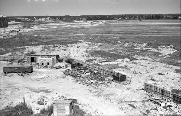 Измайловский аэродром в 1959 г. Фото: Innochenti Guaglione (Новиков), PastVu