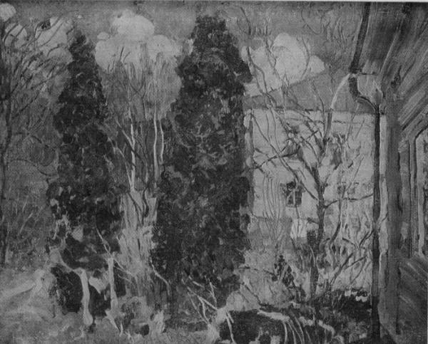 А. М. Герасимов. Усадьба Коробково. 1915 г. Источник: Московский Юго-Запад А. М. Герасимов. Усадьба Коробково. 1915 г. Источник: Московский Юго-Запад