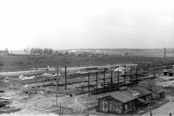 Поселок Гранитный. 1949 г. Фото: dolgoprud.org