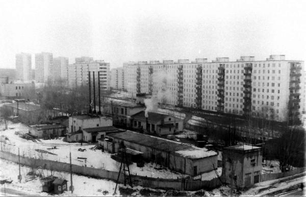 Бывшая усадьба совхоза «Красный Маяк». 1982 г. Фото: PastVu Бывшая усадьба совхоза «Красный Маяк». 1982 г. Фото: PastVu