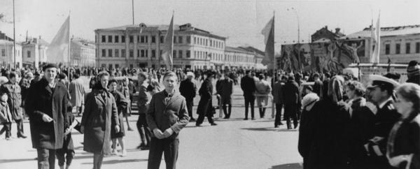 Октябрьская площадь. 1967. Фото: PastVu