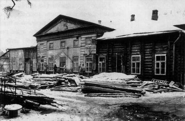 Бол. Грузинская ул. д. 4/6, стр. 9. Реставрация дома Щербатова 1971 г. Фото: PastVu