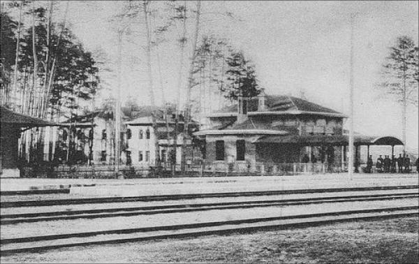 Станция Кожухово окружной железной дороги. Начало XX века. Фото: архив Общества «Мемориал»