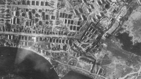 Фрагмент аэрофотосъемки 1942 г. Источник: retromap.ru