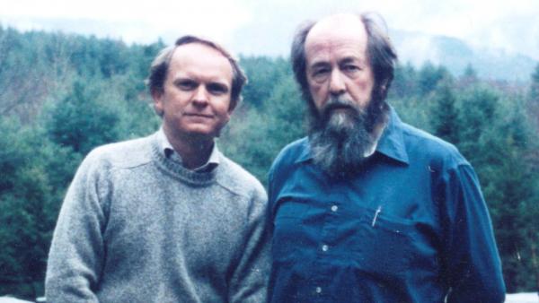 Стиг Фредриксон и Александр Солженицын. Фото: bbc.co.uk