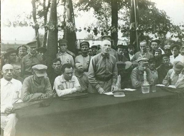 Портрет участников Военного трибунала, 1920-е. Фото: russiainphoto.ru