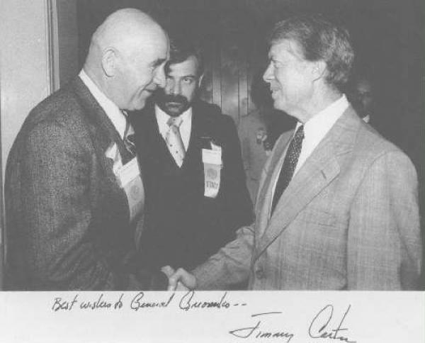 Петр Григоренко и президент США Джимми Картер. Фото: архив общества «Мемориал»