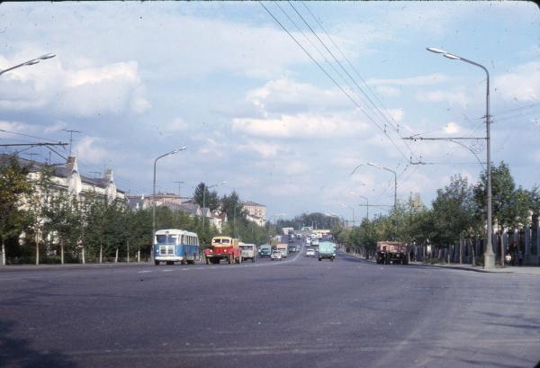 Хорошевское шоссе в конце 1960-х годов Хорошевское шоссе в конце 1960-х годов