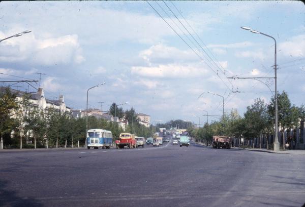 Хорошевское шоссе в конце 1960-х годов