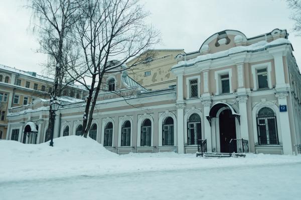 Особняк Крестовниковой, Покровский бульвар 12. Фото: Александр Козицкий, февраль 2022