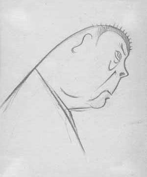 Дружеский шарж Виктора Некрасова на Александра Твардовского. Конец 1950-х гг. Фото: nekrassov-viktor.com Дружеский шарж Виктора Некрасова на Александра Твардовского. Конец 1950-х гг. Фото: nekrassov-viktor.com
