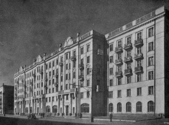Ленинградский проспект, 48. 1951–1954 гг. Фото: PastVu Ленинградский проспект, 48. 1951–1954 гг. Фото: PastVu