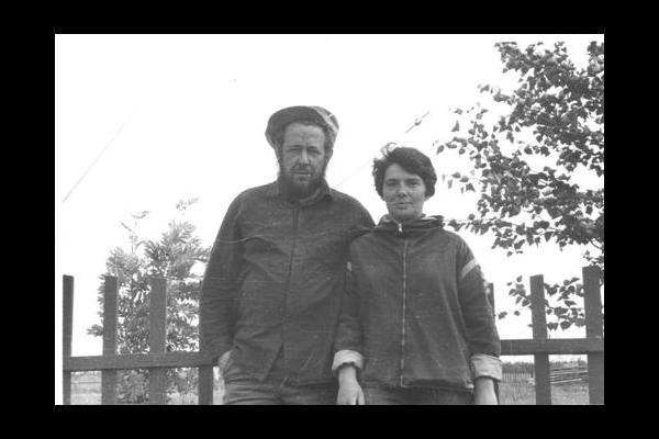 Солженицын и Светлова в поездке на север. Июль-август 1969 г. Фото: solzhenitsyn.ru