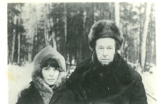 Солженицын с Наталией Светловой. Начало 1970-х г. Фото: архив Общества «Мемориал»