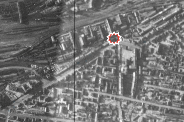 Место на карте. Немецкая аэрофотосъемка. 1942 г.