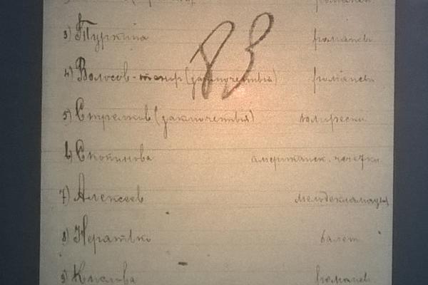 Программа концерта 19 декабря 1922 года. Источник. ГАРФ